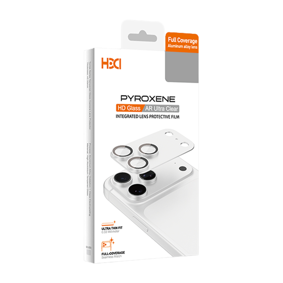 HDD Apple iPhone 18 Pro Max Pyroxene Kamera Lens Koruyucu - Gümüş