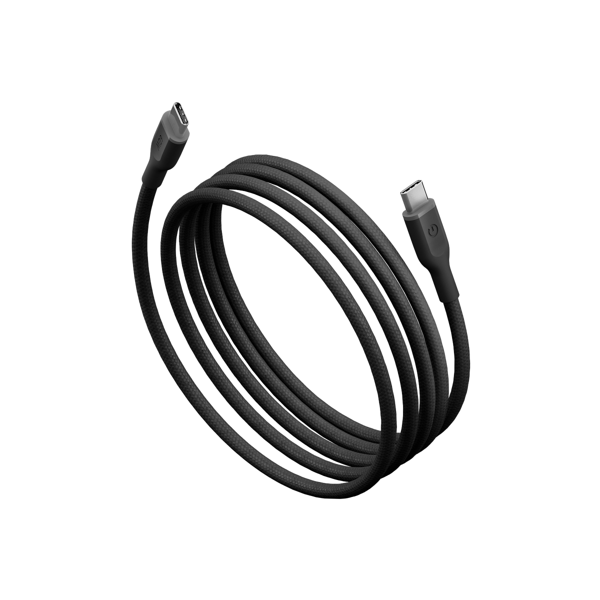 Energea Flow 60 1.5M 60W Type-C to Type-C Hızlı Şarj Kablosu - Siyah