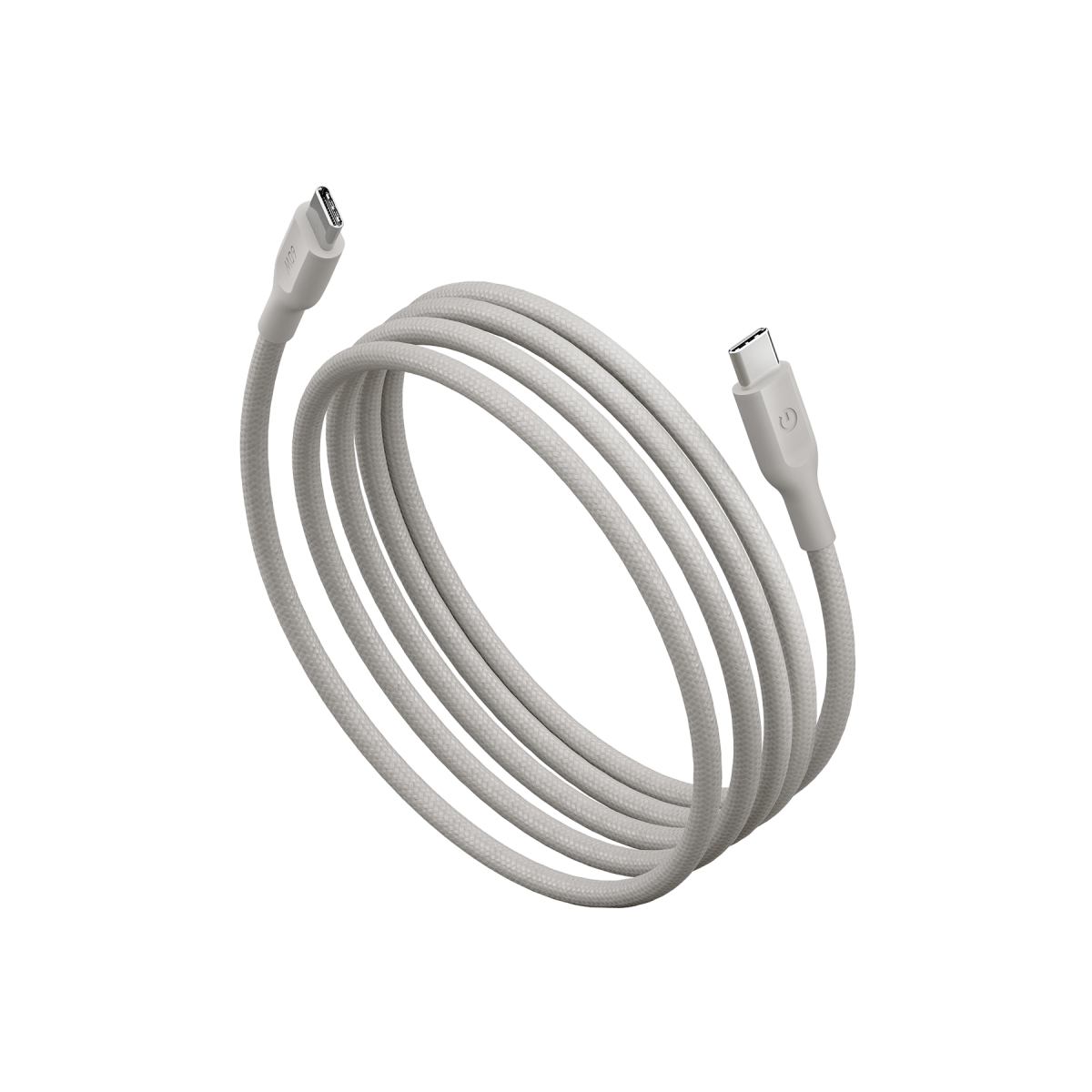 Energea Flow 60 1.5M 60W Type-C to Type-C Hızlı Şarj Kablosu - Beyaz