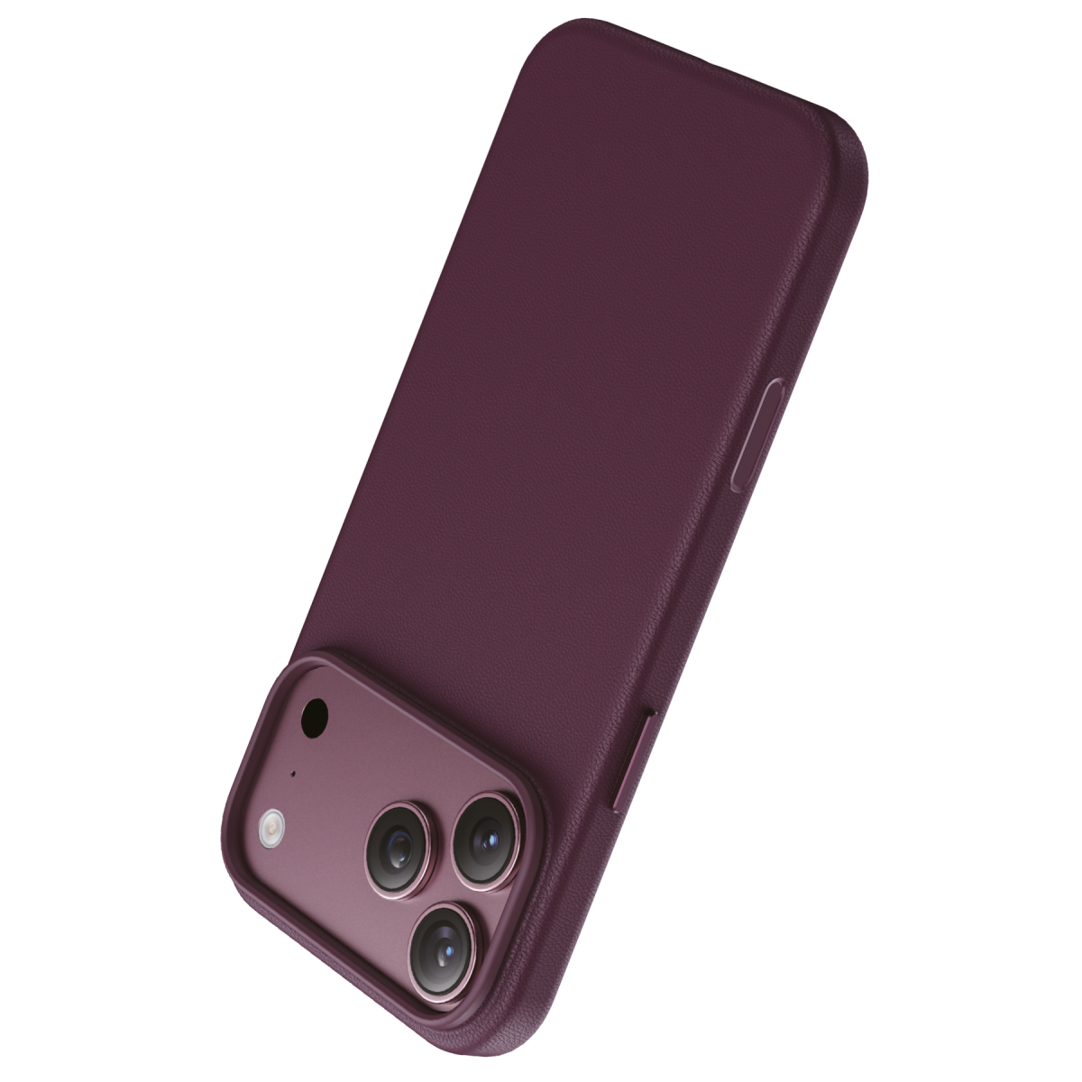 Keephone Apple iPhone 18 Pro Peekaboo Magsafe Kapak - Bordo