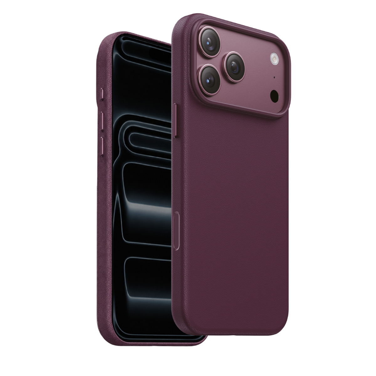 Keephone Apple iPhone 18 Pro Max Peekaboo Magsafe Kapak - Bordo