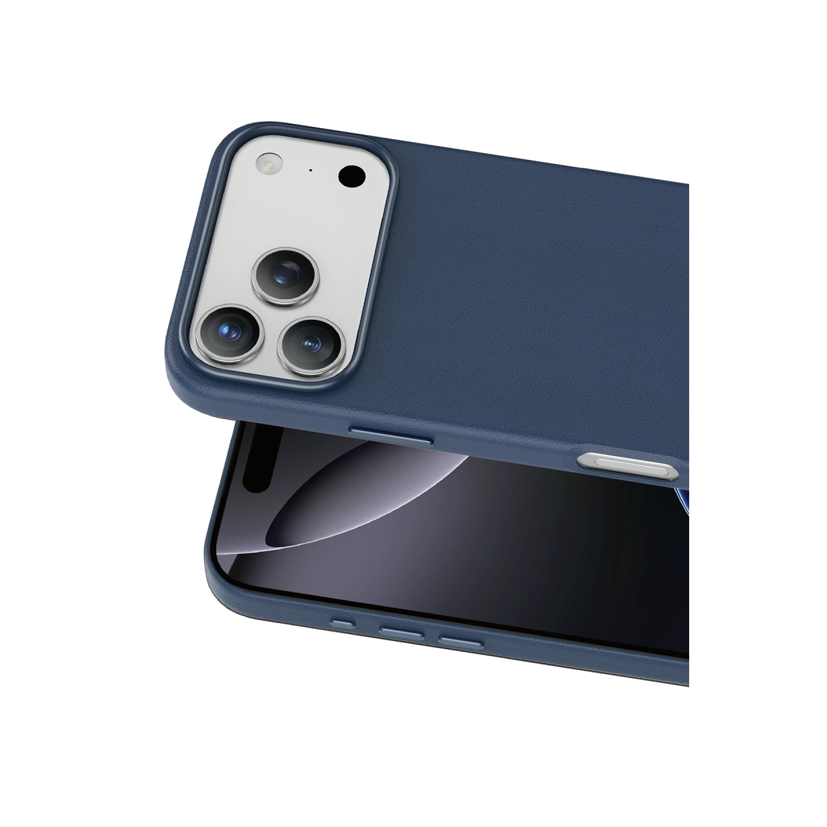 Keephone Apple iPhone 18 Pro Peekaboo Magsafe Kapak - Lacivert