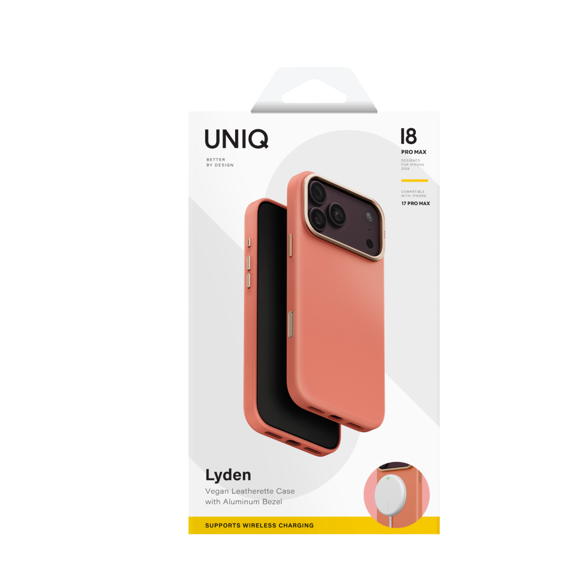 Uniq Apple iPhone 18 Pro Max Lyden Magsafe Deri Kapak - Kiremit