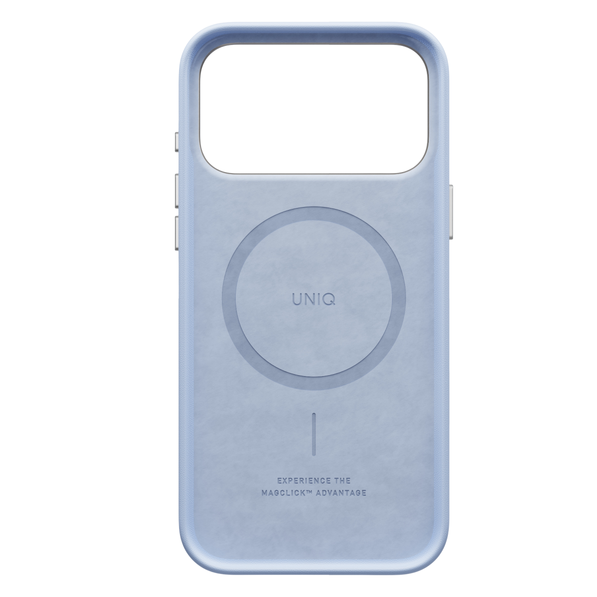 Uniq Apple iPhone 18 Pro Max Lyden Magsafe Deri Kapak - Mavi