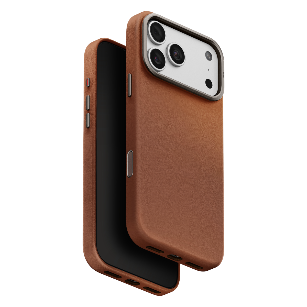 Uniq Apple iPhone 18 Pro Max Lyden Magsafe Deri Kapak - Karamel