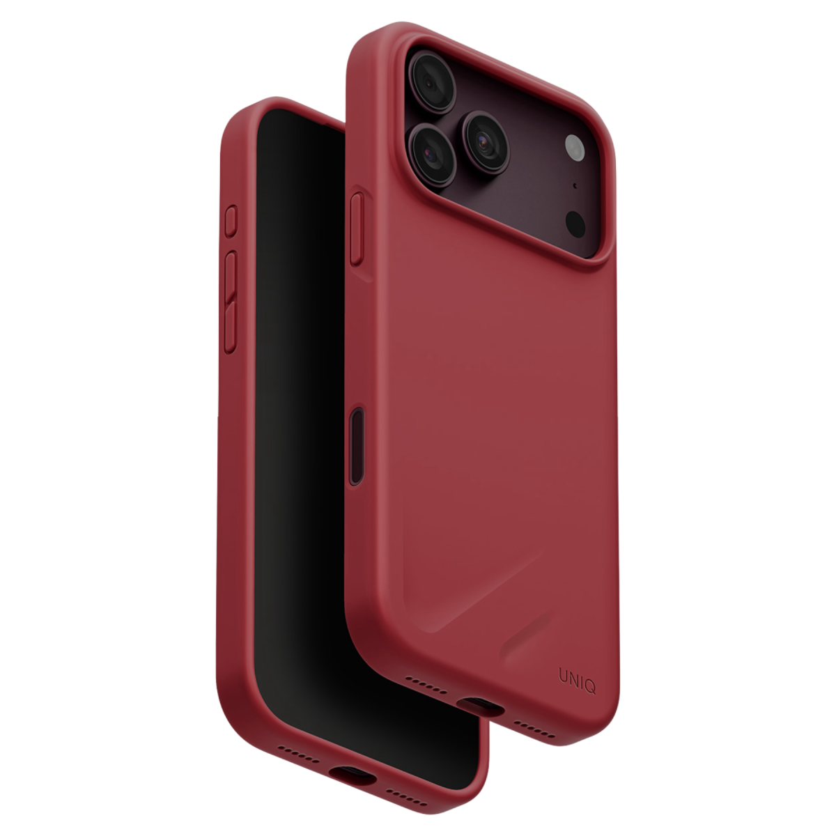 Uniq Apple iPhone 18 Pro Lino Hybrid Magsafe Kapak - Bordo