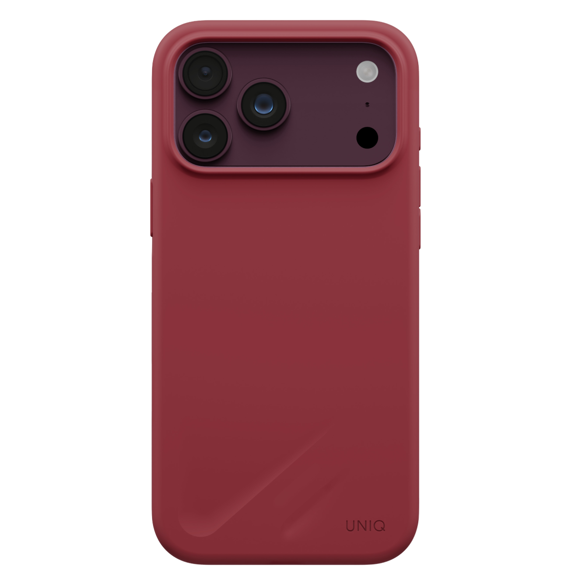 Uniq Apple iPhone 18 Pro Lino Hybrid Magsafe Kapak - Bordo