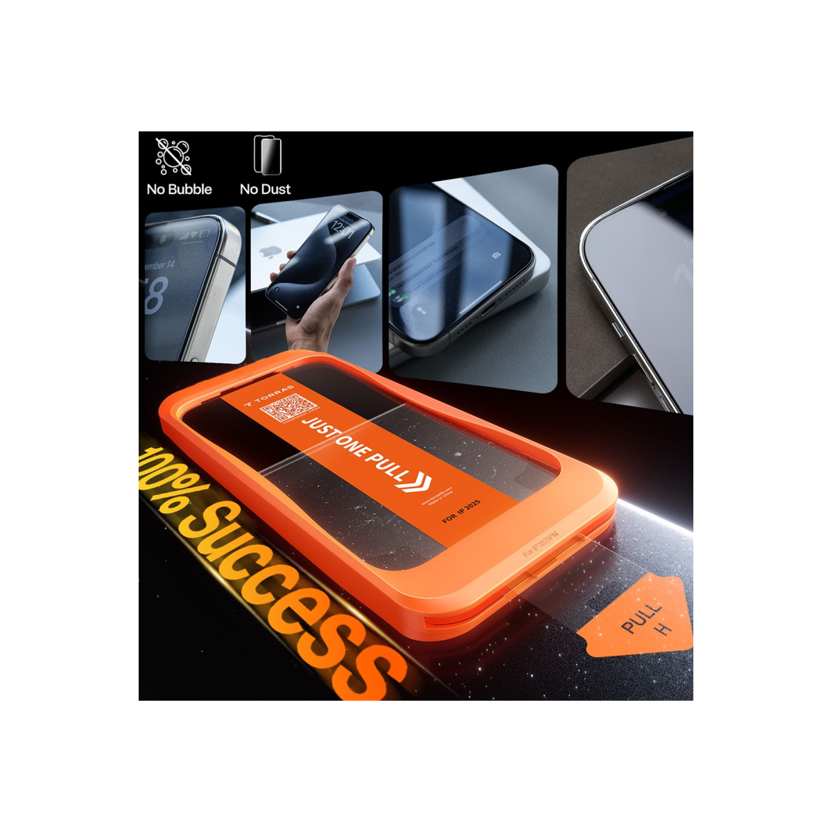 Torras Apple iPhone 18 Pro Max HD Shield Gen 5 Cam Ekran Koruyucu