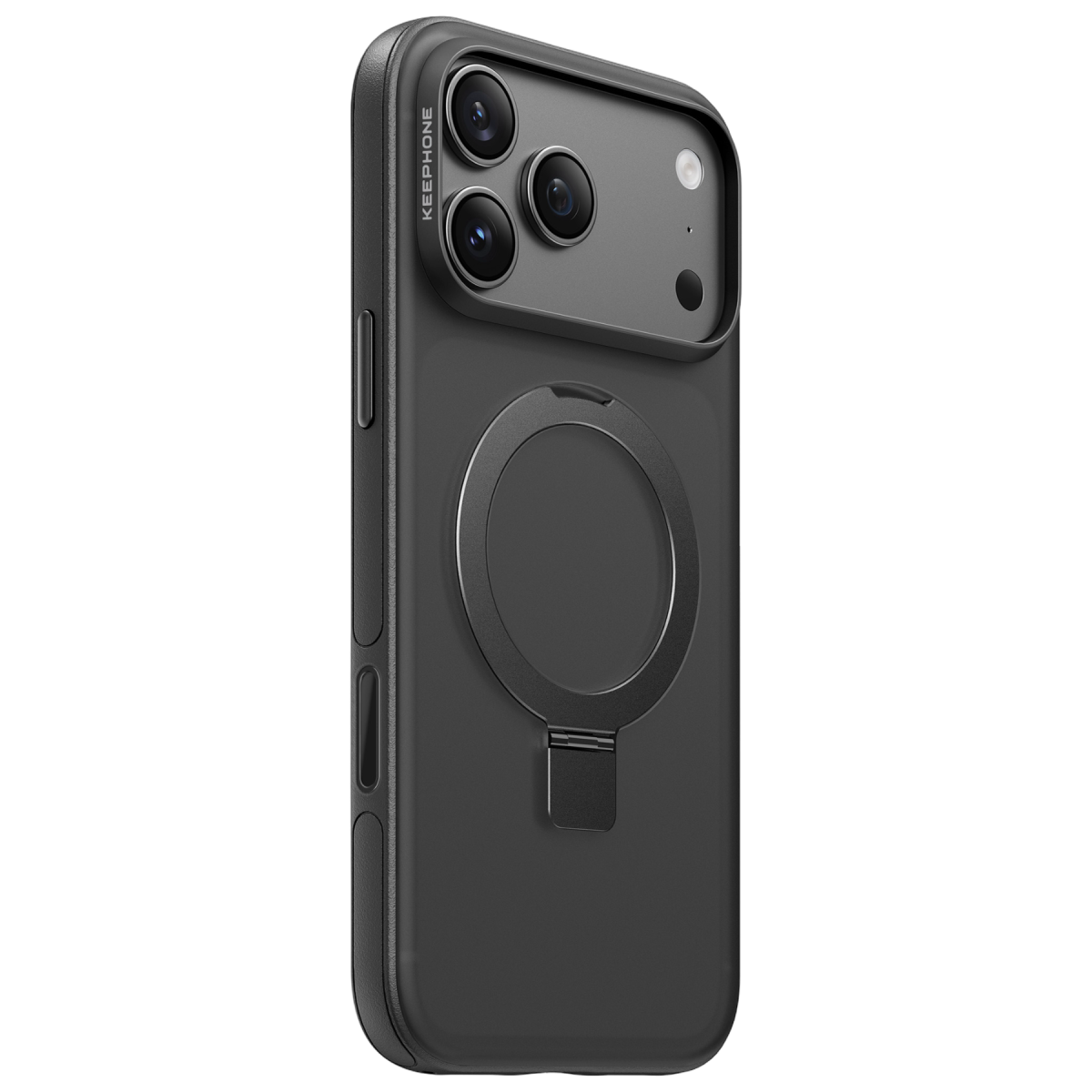 Keephone Apple iPhone 18 Pro Max Magico Standlı Magsafe Kapak - Siyah