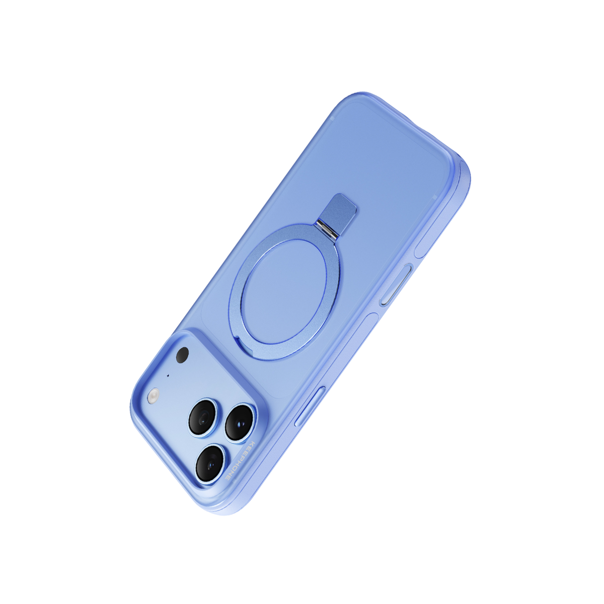 Keephone Apple iPhone 18 Pro Max Magico Standlı Magsafe Kapak - Açık Mavi