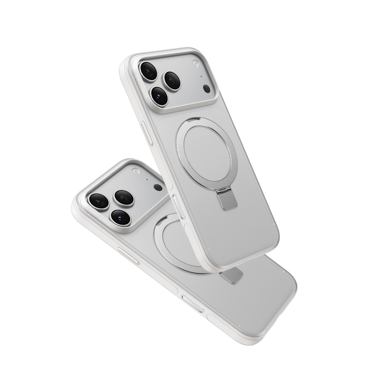 Keephone Apple iPhone 18 Pro Max Magico Standlı Magsafe Kapak - Beyaz