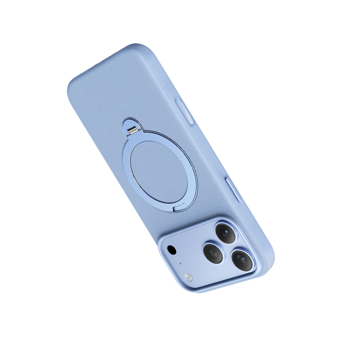 Keephone Apple iPhone 18 Pro Mehold Standlı Magsafe Kapak - Açık Mavi