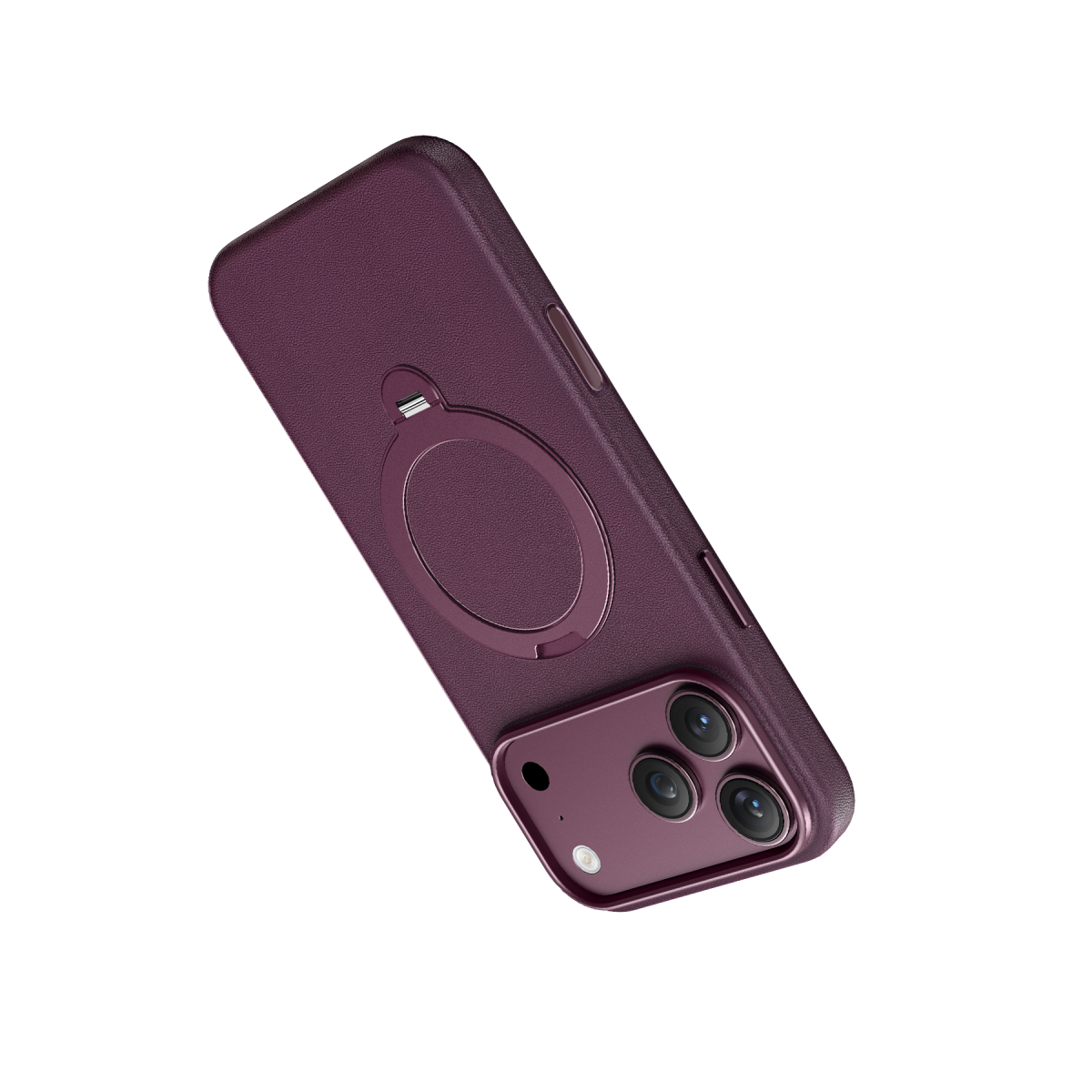 Keephone Apple iPhone 18 Pro MaxMehold Standlı Magsafe Kapak - Bordo