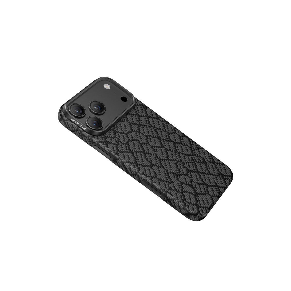Keephone Apple iPhone 18 Pro Drakon Aramid Magsafe Kapak - Siyah