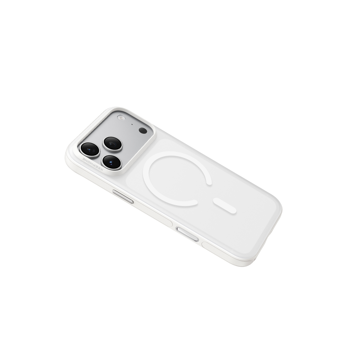 Keephone Apple iPhone 18 Pro Max Gearmag Magsafe Kapak - Beyaz
