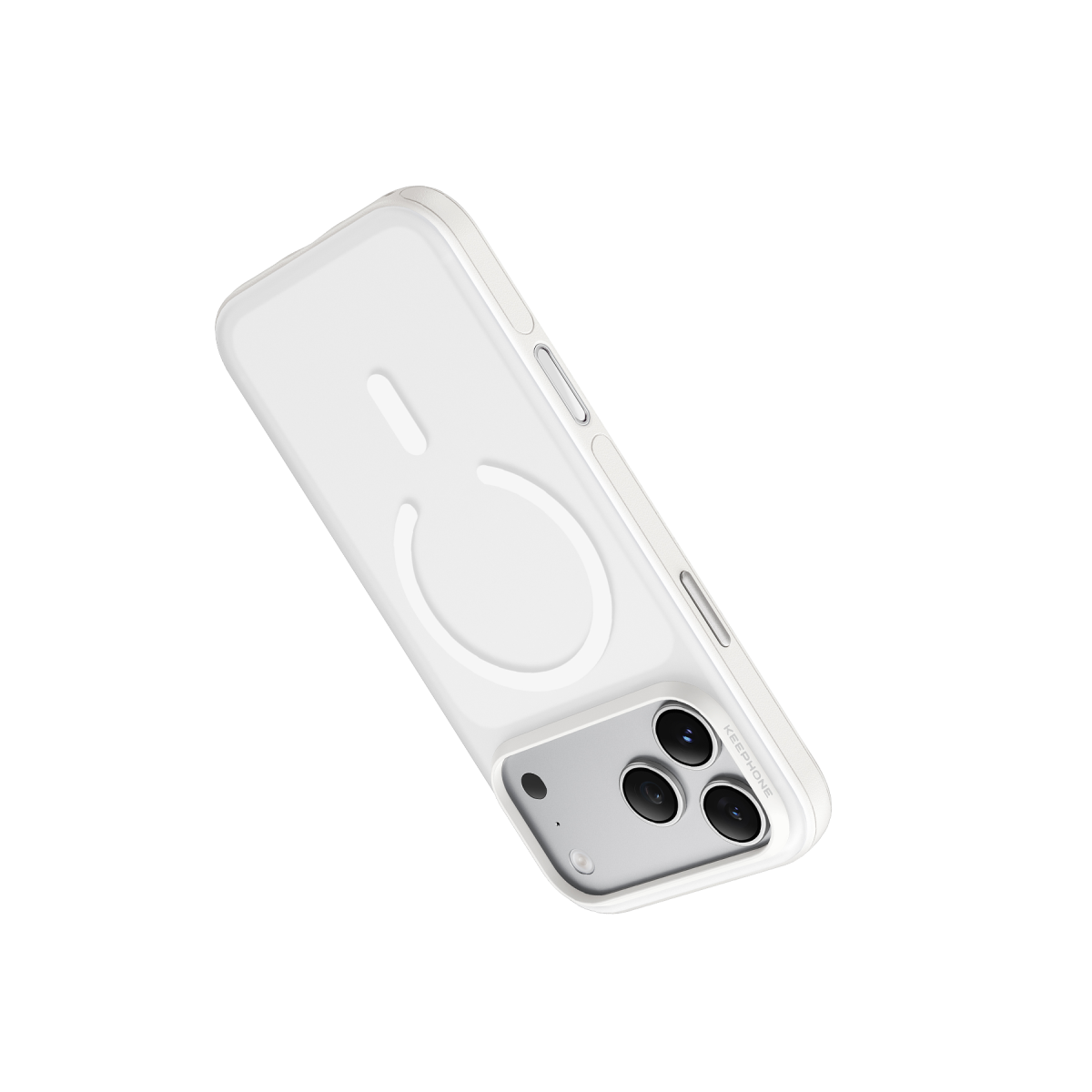 Keephone Apple iPhone 18 Pro Max Gearmag Magsafe Kapak - Beyaz
