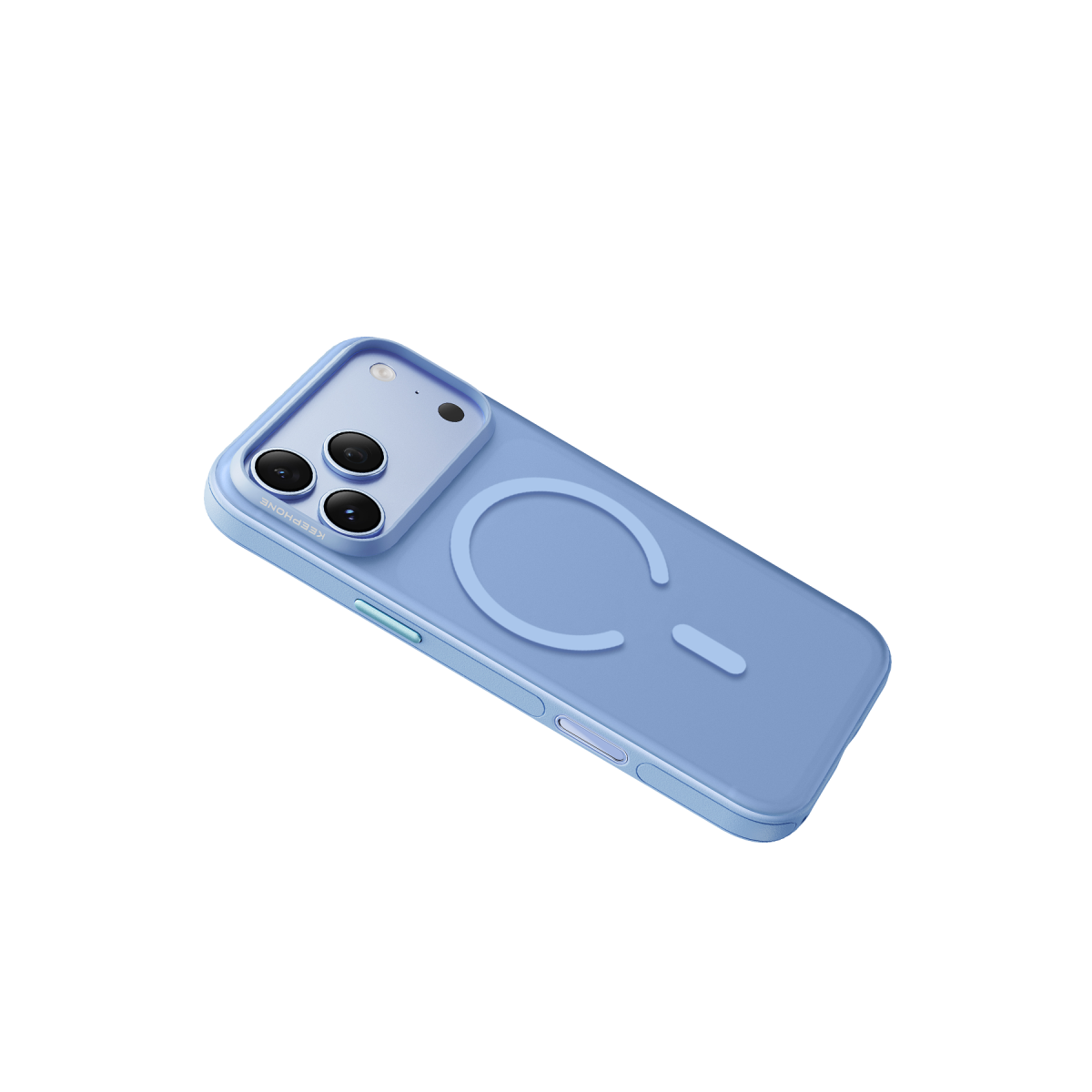 Keephone Apple iPhone 18 Pro Max Gearmag Magsafe Kapak - Açık Mavi