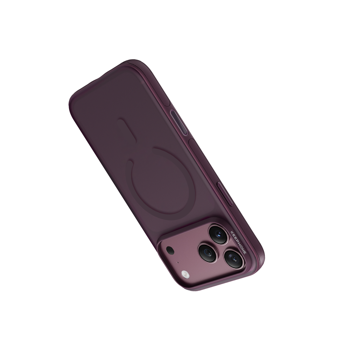 Keephone Apple iPhone 18 Pro Max Gearmag Magsafe Kapak - Bordo