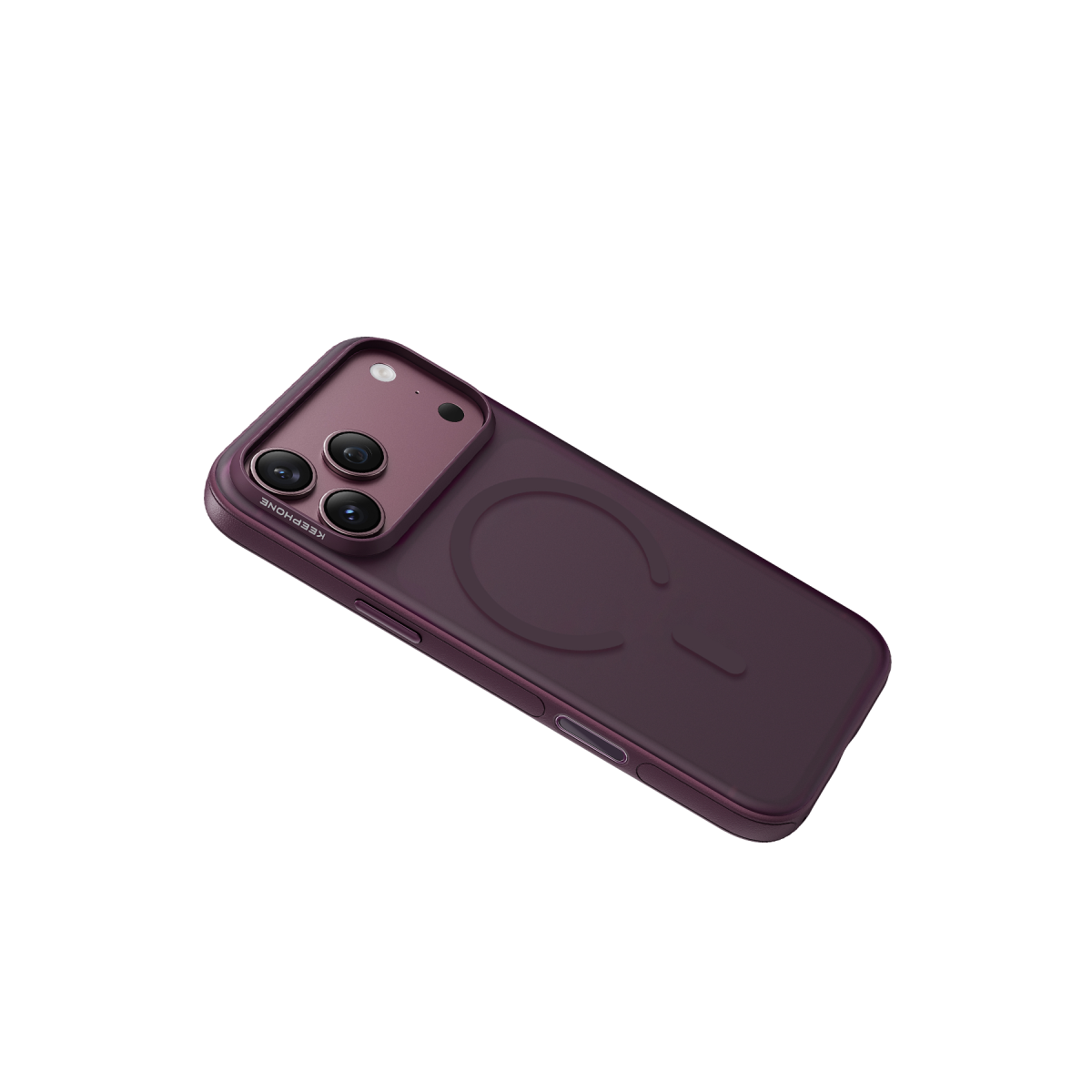 Keephone Apple iPhone 18 Pro Gearmag Magsafe Kapak - Bordo