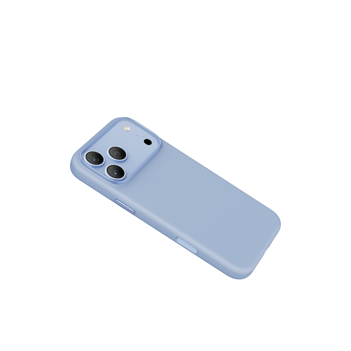 Keephone Apple iPhone 18 Pro Max Rosana Silikon Kılıf - Açık Mavi