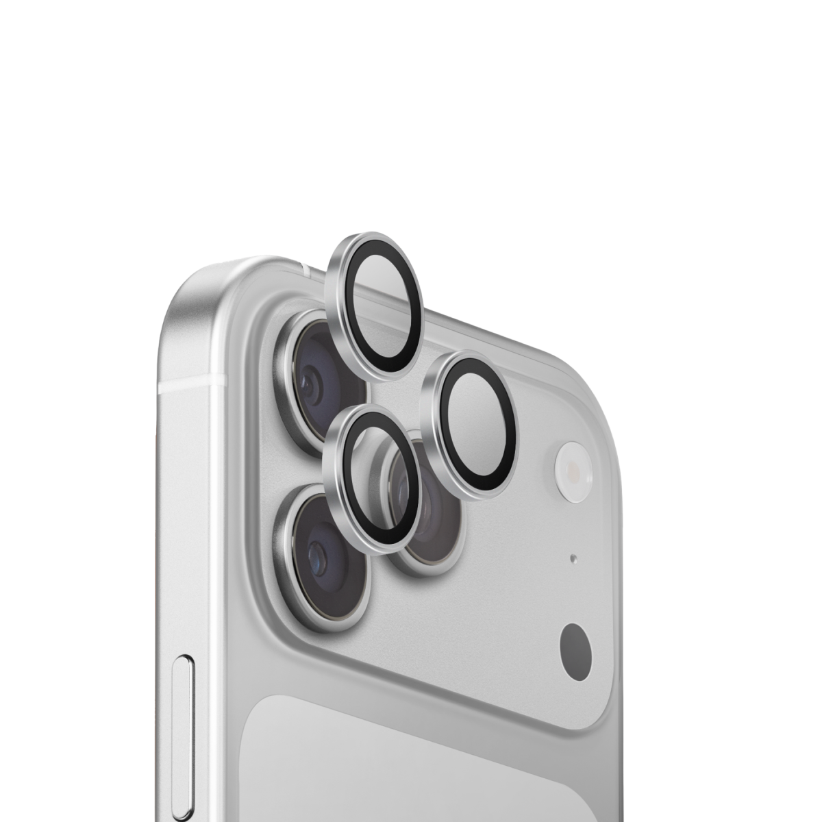 Uniq Apple iPhone 18 Pro Max Optix Aluguard Kamera Lens Koruyucu - Gümüş