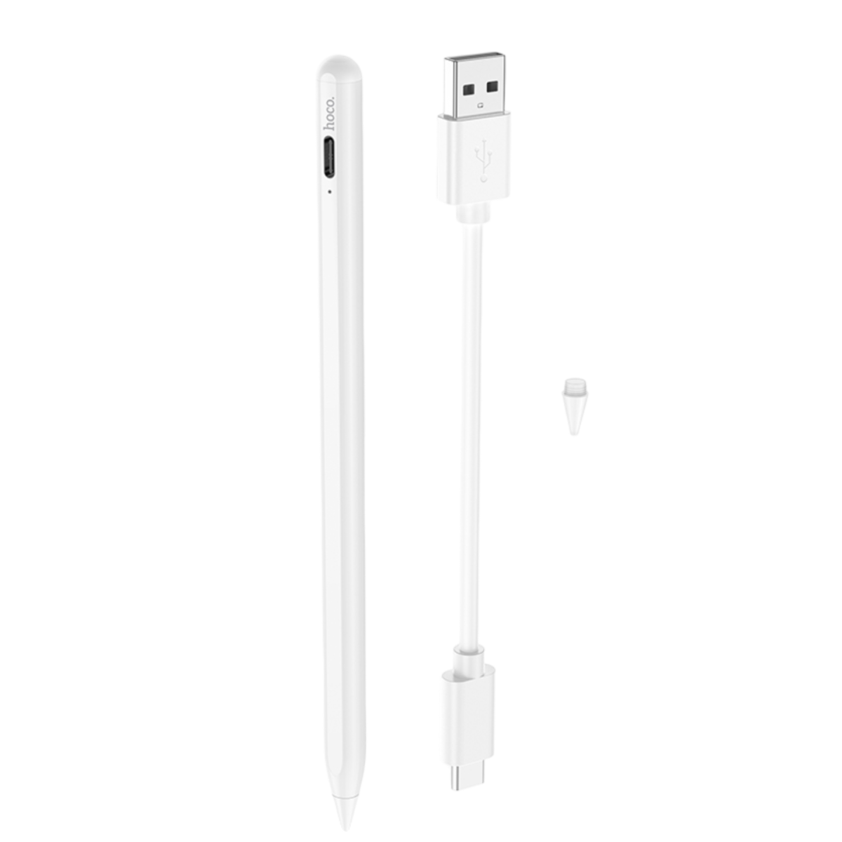 Hoco. GM109 Smooth Series Universal Dokunmatik Stylus Pen Kalem - Beyaz