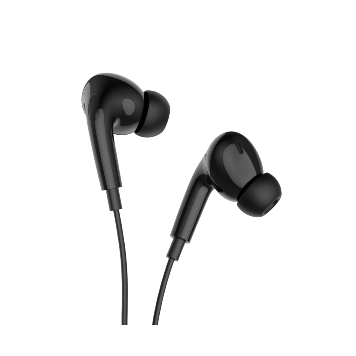 Hoco. M101 Pro Crystal Type-C Dijital Mikrofonlu Kablolu Kulaklık - Siyah