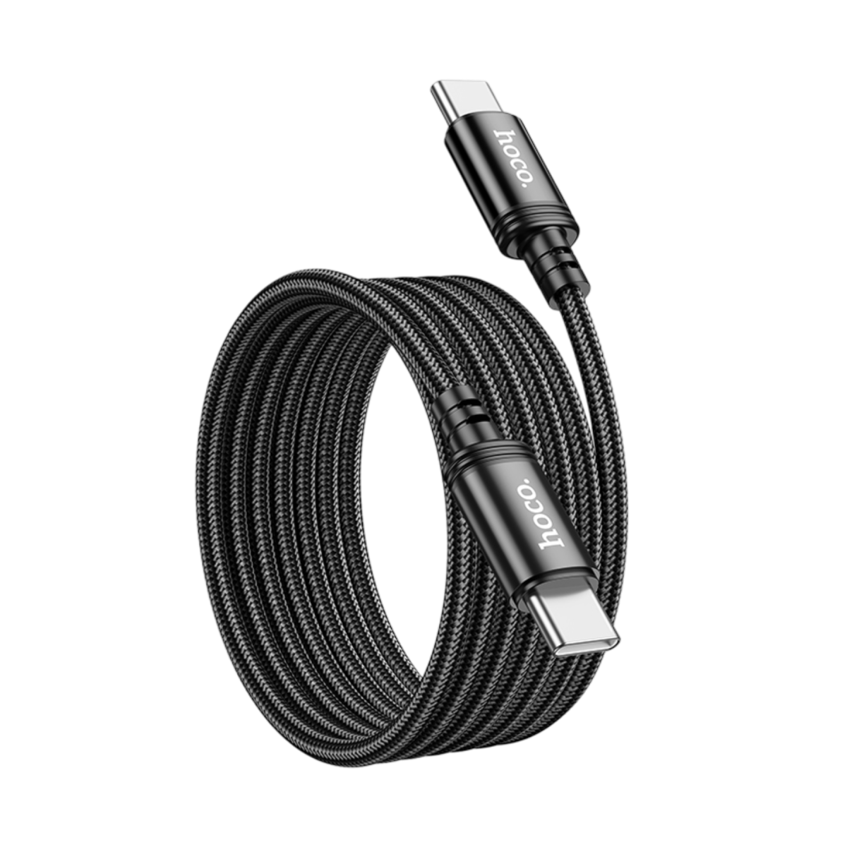 Hoco X89 Wind 2M 60W Type-C to Type-C Hızlı Şarj Data Kablosu - Siyah
