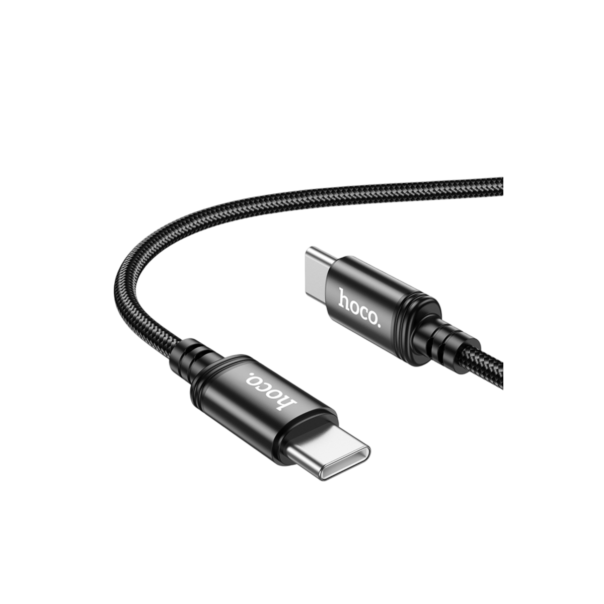 Hoco X89 Wind 2M 60W Type-C to Type-C Hızlı Şarj Data Kablosu - Siyah