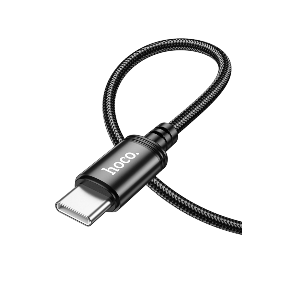 Hoco X89 Wind 2M 60W Type-C to Type-C Hızlı Şarj Data Kablosu - Siyah