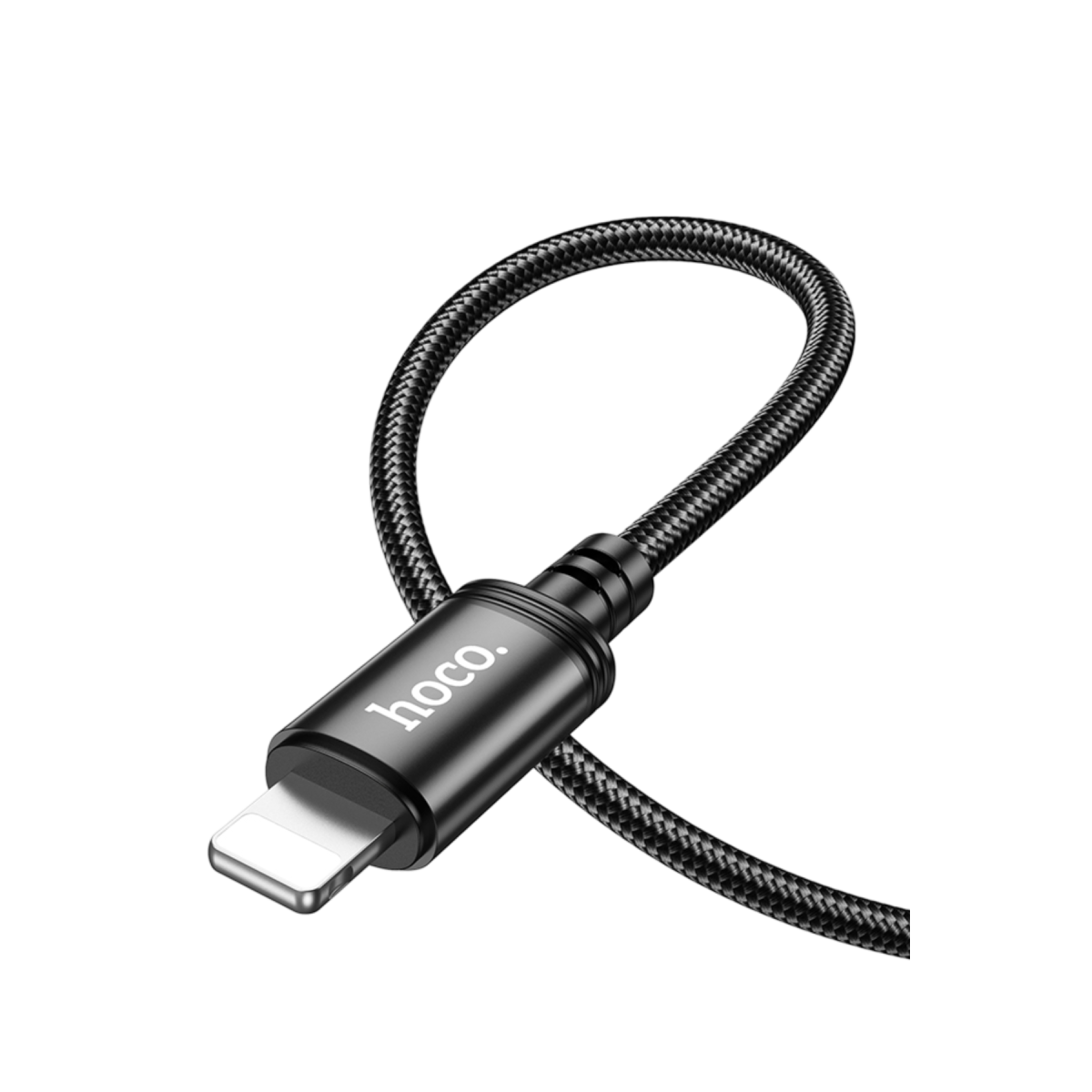 Hoco X89 Wind 2M PD 27W Type-C to Lightning Hızlı Şarj Data Kablosu - Siyah