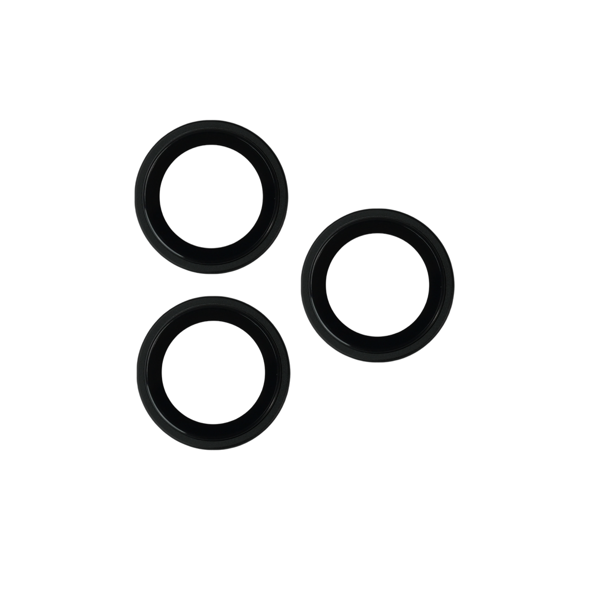 URR Apple iPhone 18 Pro Max Sapphire PVDSS Kamera Lens Koruyucu - Siyah