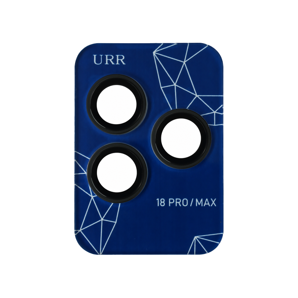 URR Apple iPhone 18 Pro Max Sapphire PVDSS Kamera Lens Koruyucu - Siyah