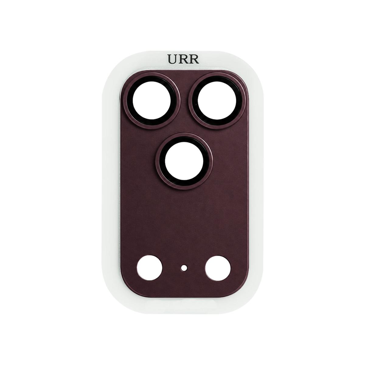 URR Apple iPhone 18 Pro Max Fans Series Full Alloy Kamera Lens Koruyucu - Bordo