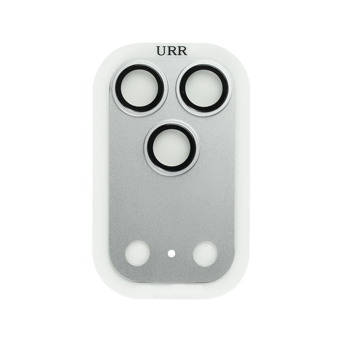 URR Apple iPhone 18 Pro Fans Series Full Alloy Kamera Lens Koruyucu - Gümüş