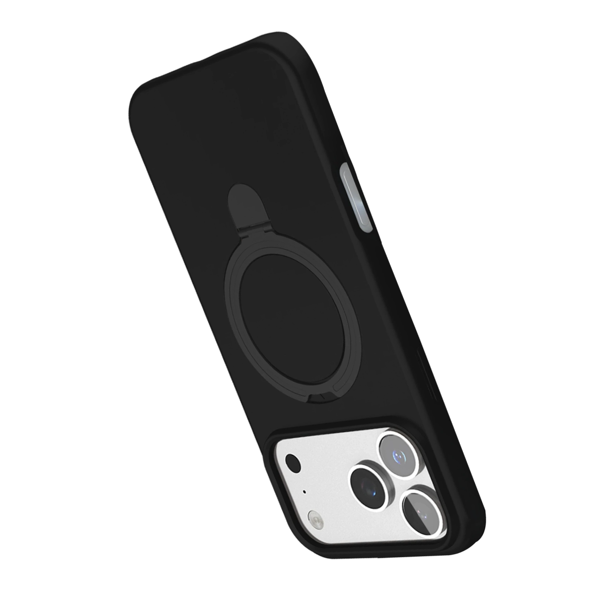 Newface Apple iPhone 18 Pro Regal Magsafe Standlı Kapak - Siyah