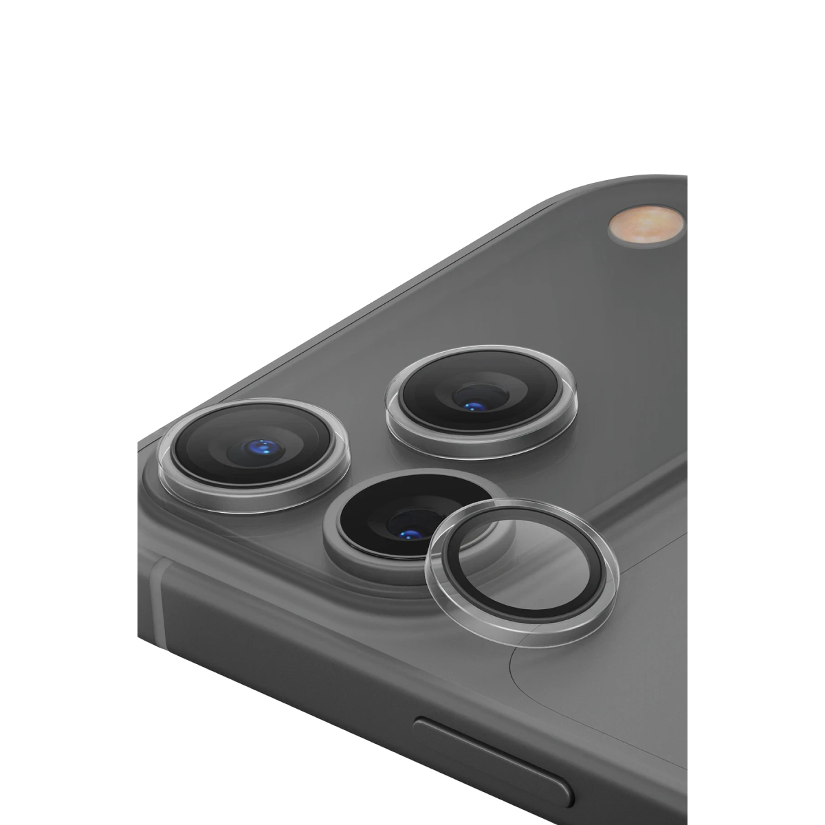 URR Apple iPhone 18 Pro Max PC Clear Lens Koruyucu - Şeffaf