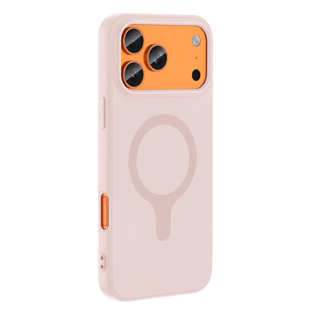 Joko Apple iPhone 18 Pro Max/17 Pro Max Z Silikon Magsafe Kapak - Pembe