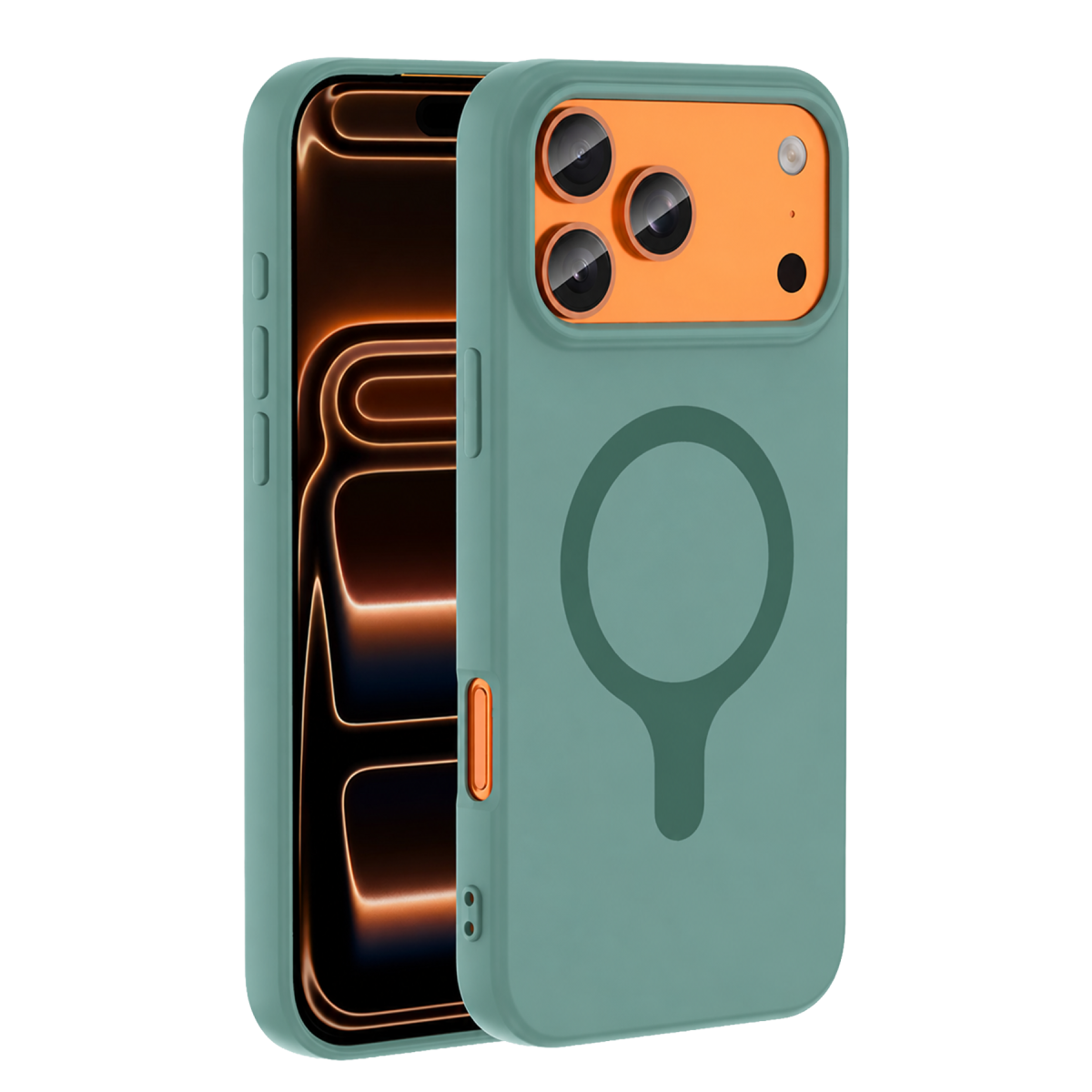 Joko Apple iPhone 18 Pro Max/17 Pro Max Z Silikon Magsafe Kapak - Yeşil