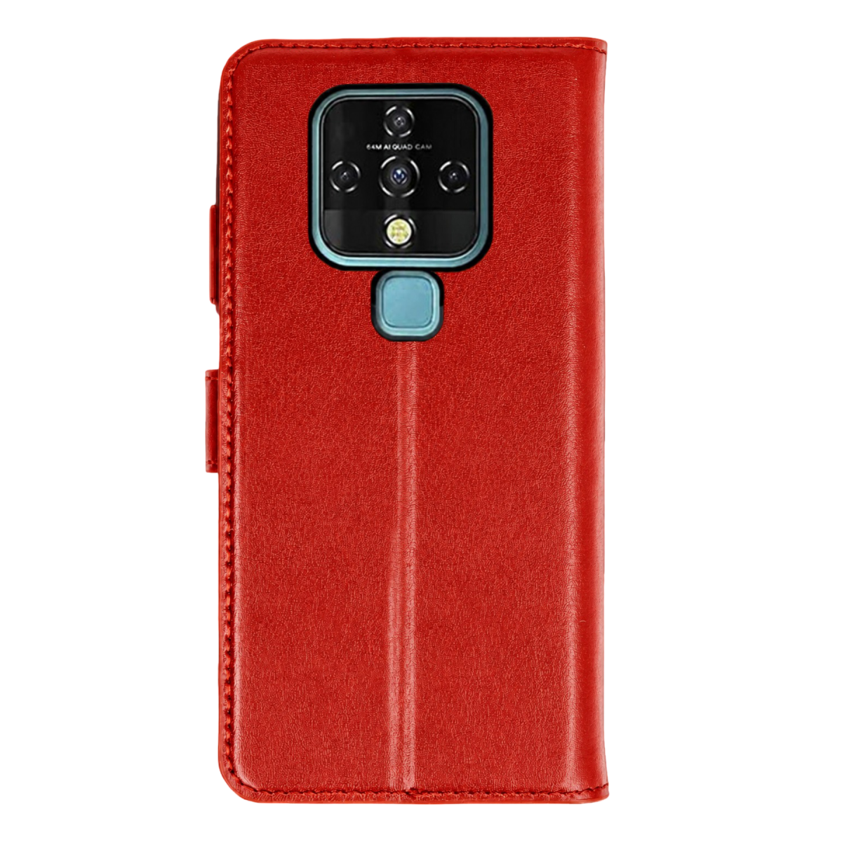 Newface Tecno Camon 16 Trend S Plus Kapaklı Telefon Kılıf - Kırmızı