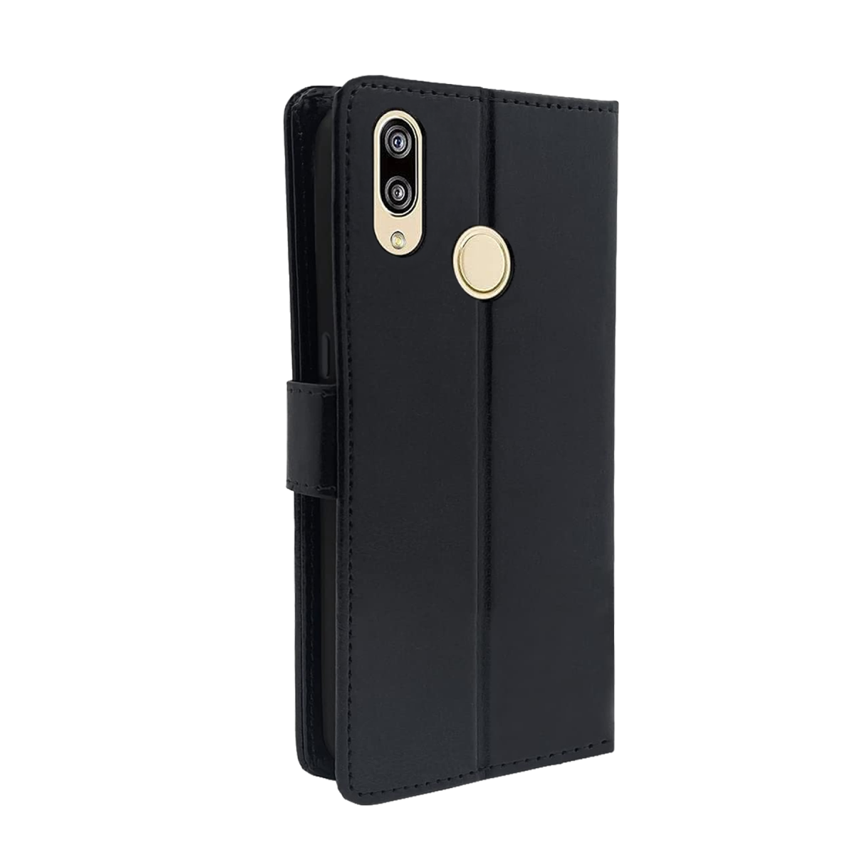 Newface Huawei Y7 2019 Trend S Plus Kapaklı Telefon Kılıf - Siyah