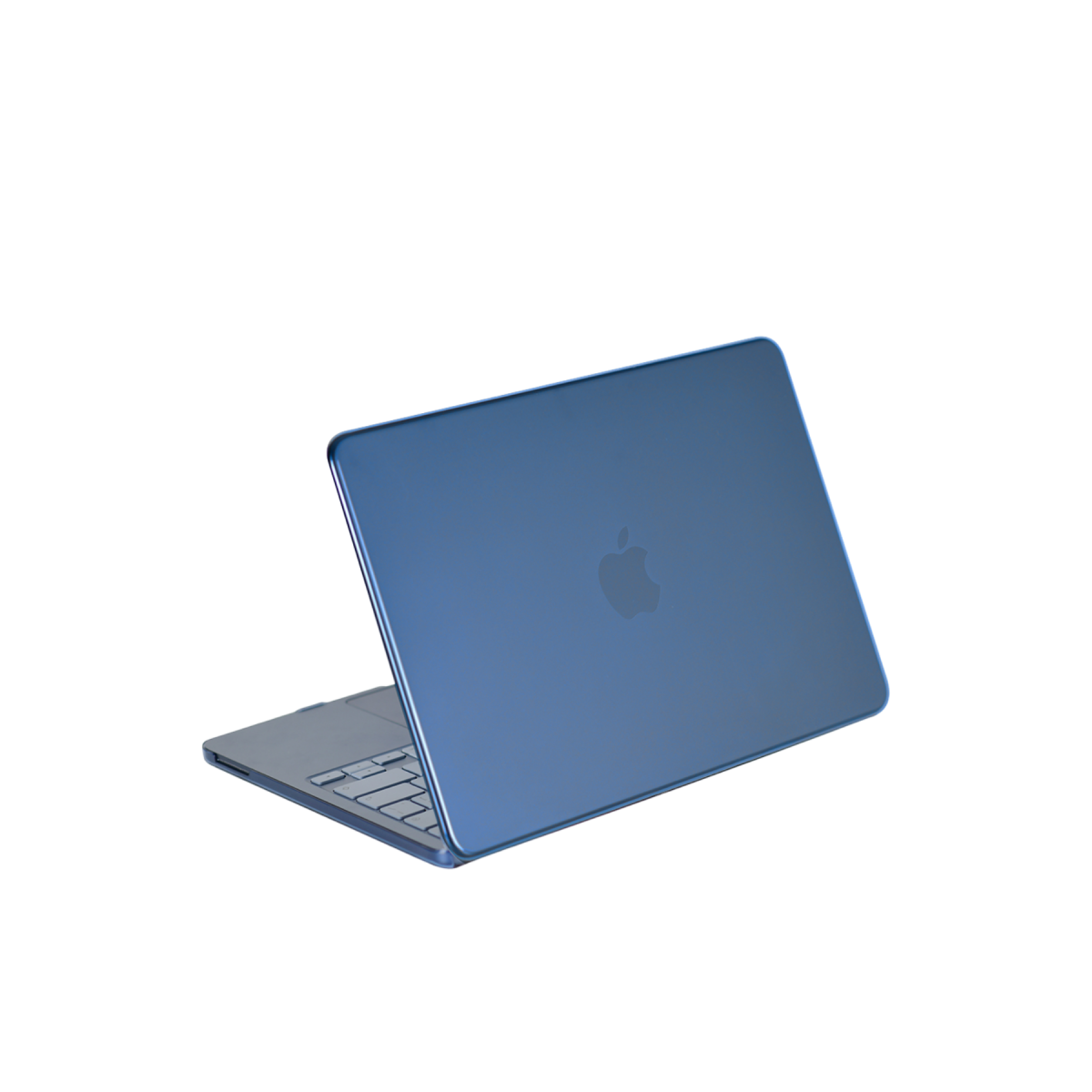 Newface Apple MacBook Neo Şeffaf Macbook Kapak - Mavi