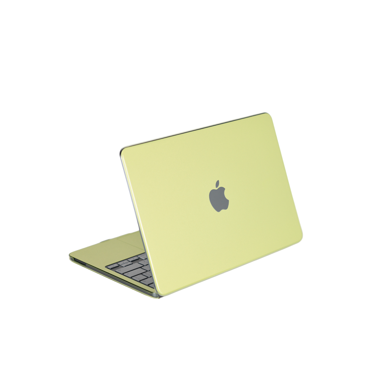 Newface Apple MacBook Neo Şeffaf Macbook Kapak - Yeşil