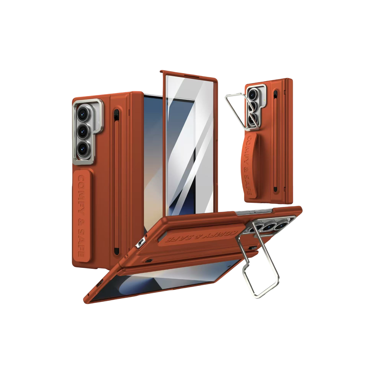 Joko Samsung Galaxy Z Fold 7 FoldPro Magsafe Kapak - Kahverengi