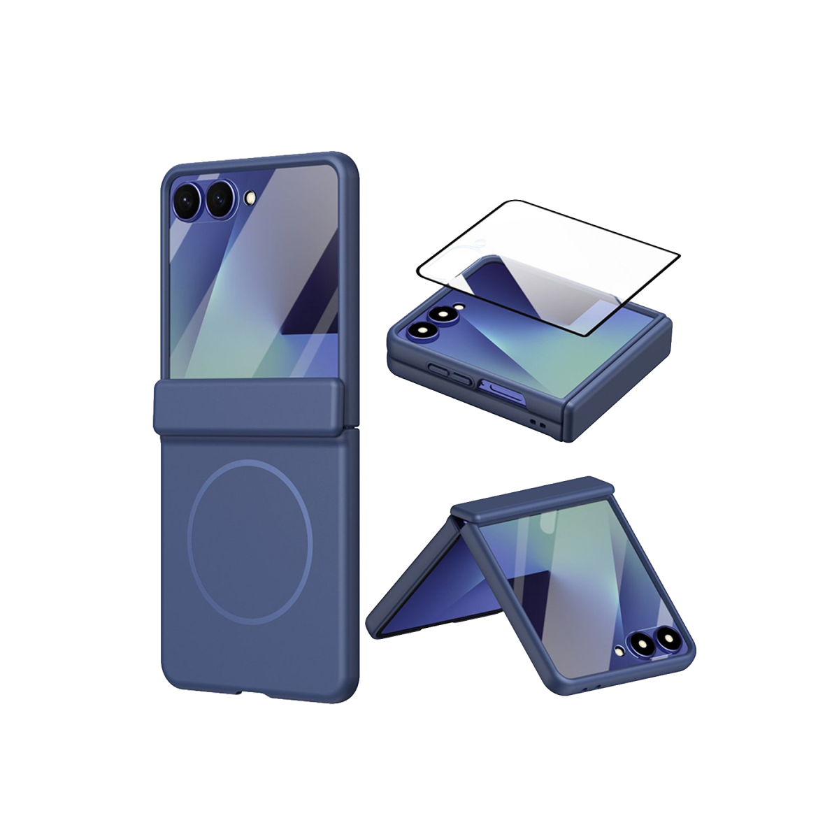 Joko Samsung Galaxy Z Flip 7 FlipPro Magsafe Kapak - Mavi
