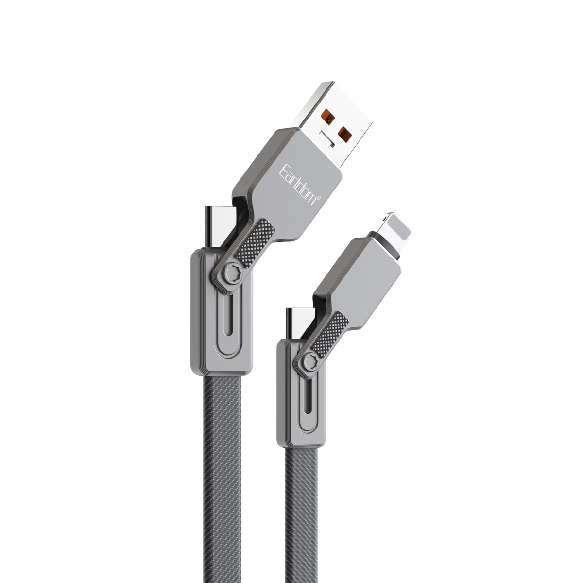 Earldom EC-IC05 1M 60W 4in1 Çoklu Şarj Kablosu - Siyah