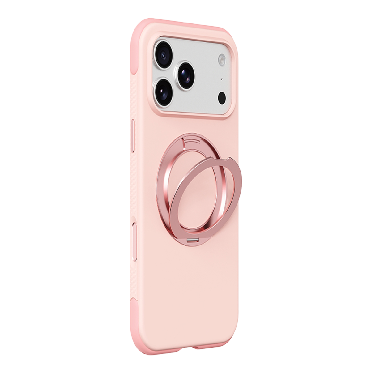 HDD Apple iPhone 18 Pro/17 Pro HBC-476 Upsal Standlı Magsafe Kapak - Pembe