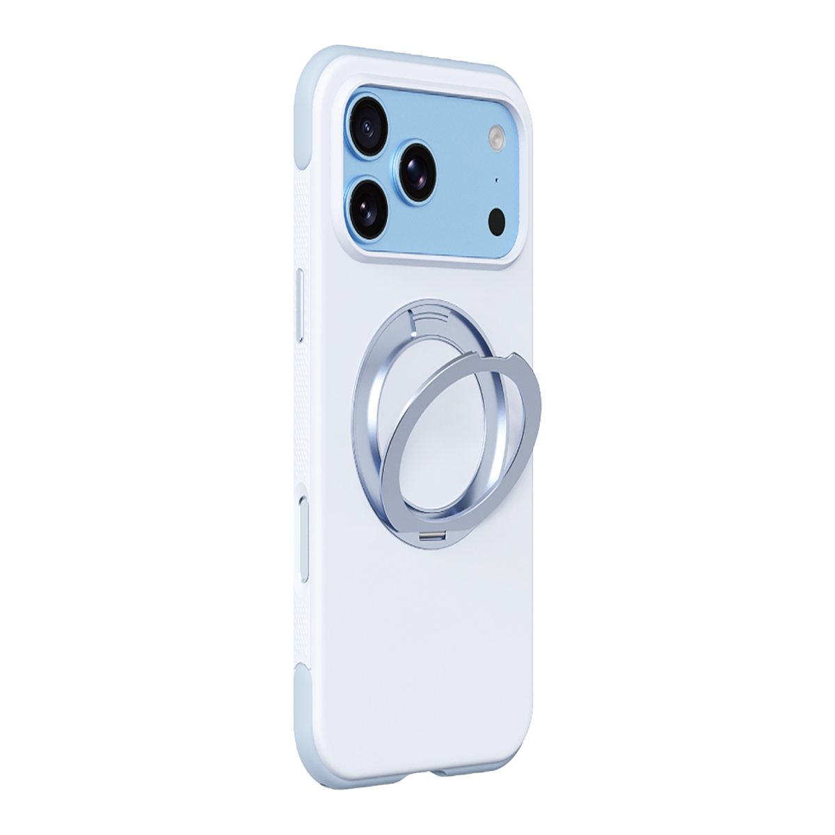 HDD Apple iPhone 18 Pro Max/17 Pro Max HBC-476 Upsal Standlı Magsafe Kapak - Açık Mavi