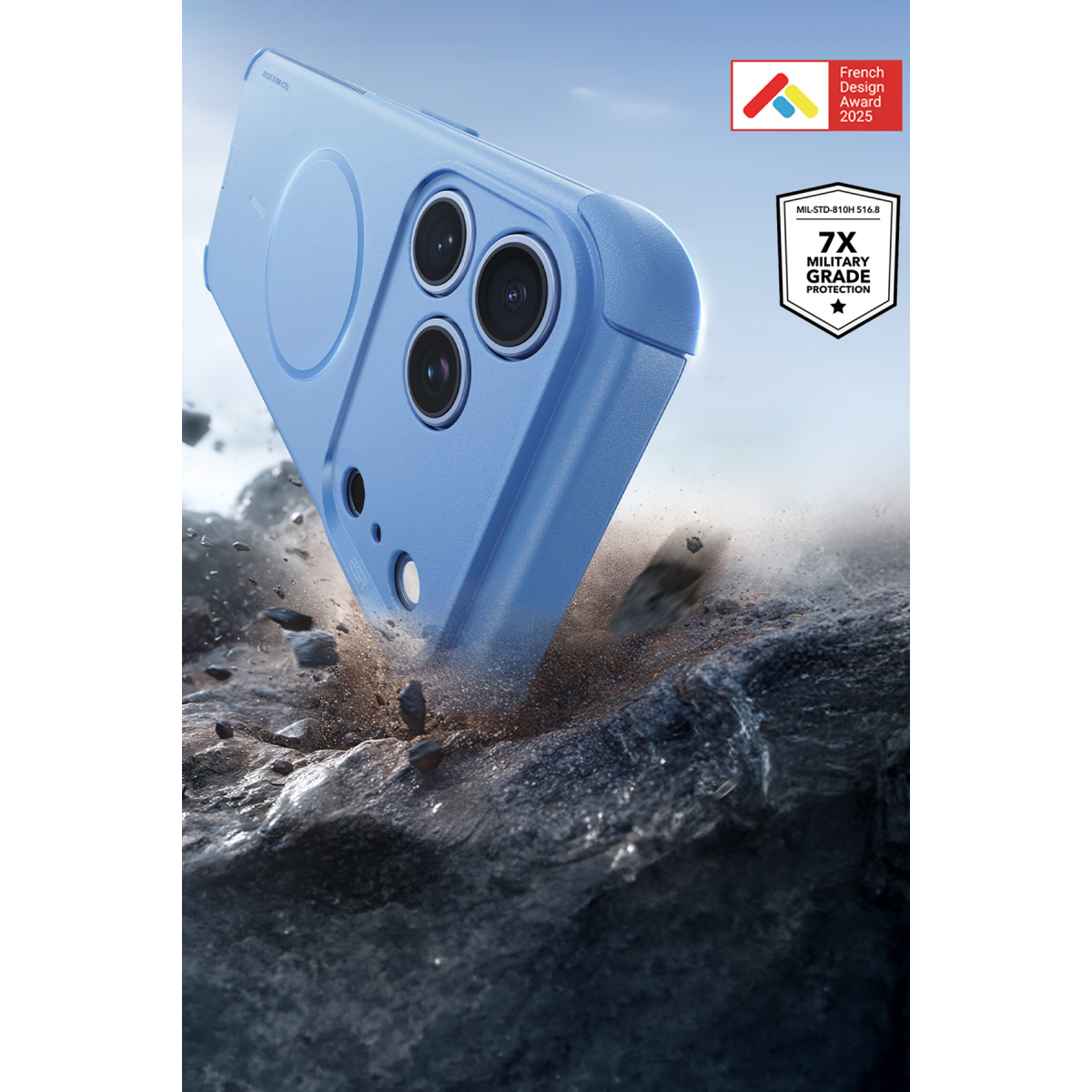 ESR Apple iPhone 18 Pro Max/17 Pro Max Cyber Tough Magsafe Kapak - Açık Mavi