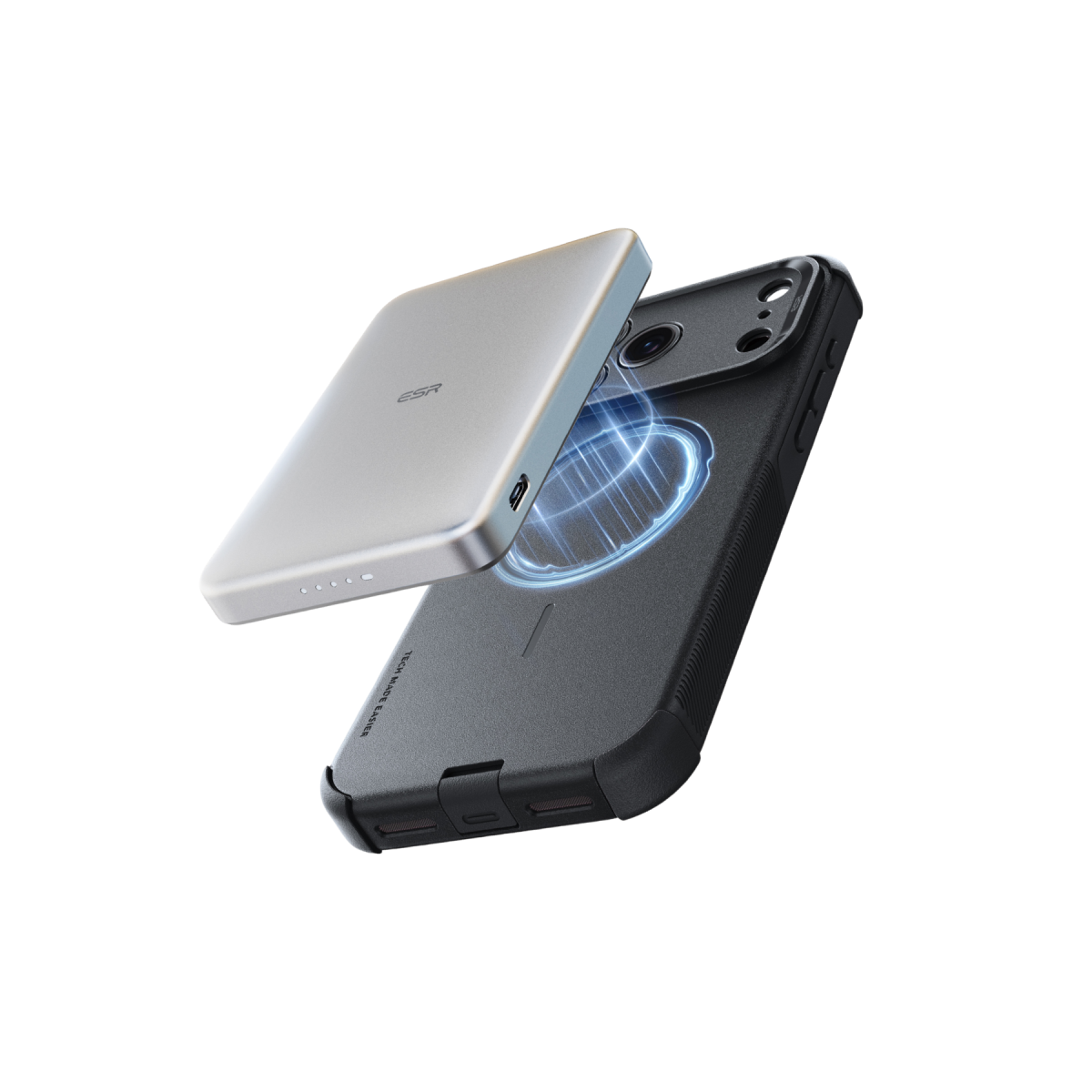 ESR Apple iPhone 18 Pro/17 Pro Cyber Tough Magsafe Kapak - Siyah